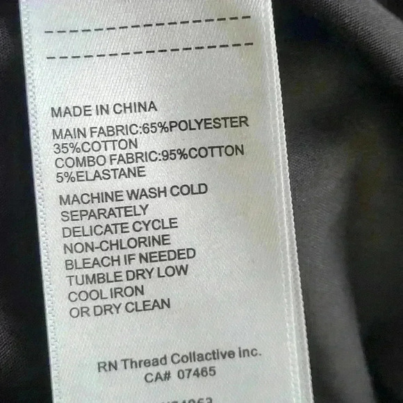 Ellen Tracy Midi Women's Dress Large Flare Black Sleeveless Cotton Polyester New - Picture 5 of 6